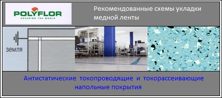 Токопроводящие напольные покрытия Токопроводящие напольные покрытия